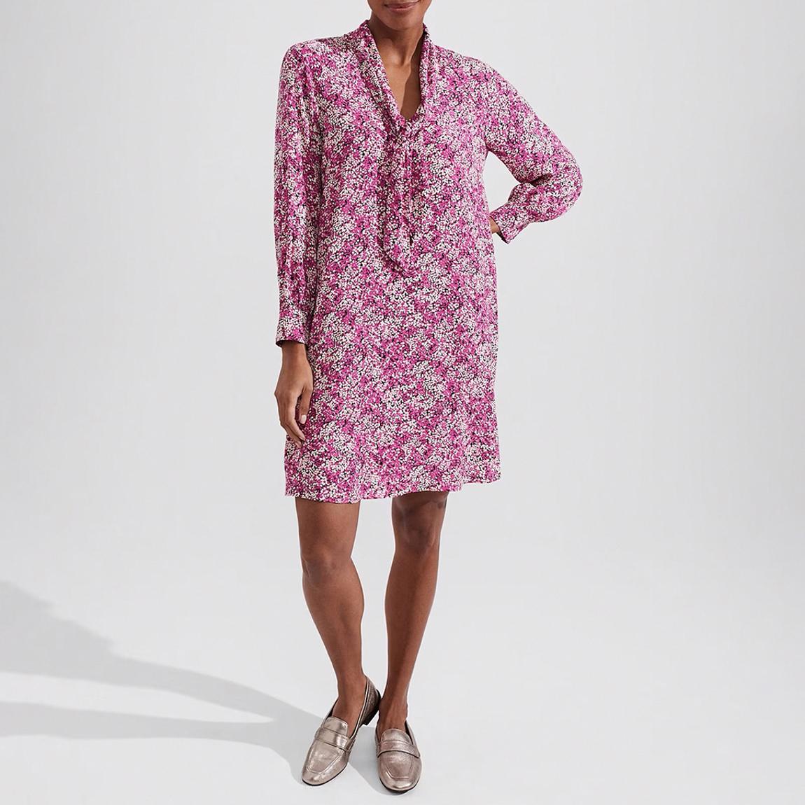 Robe Monroe Rose À Fleurs main product photo