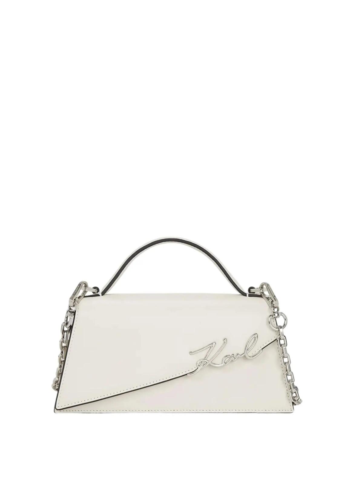 Karl Lagerfeld Sac Bandoulière Essentials A1W30458 Blanc main product photo