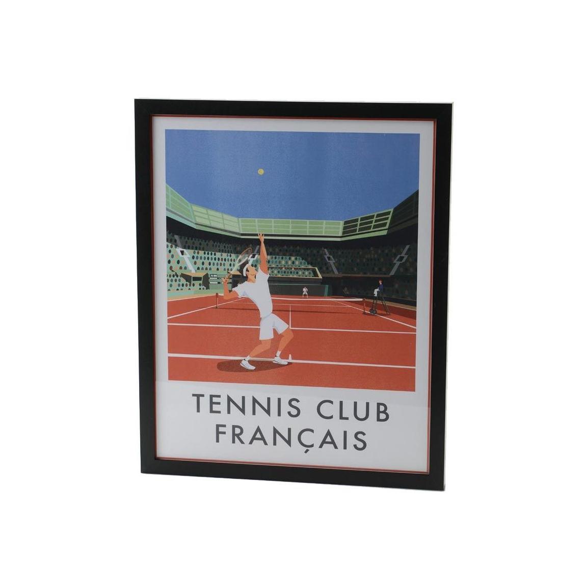 Affiche tennis club français 40x50 cm main product photo