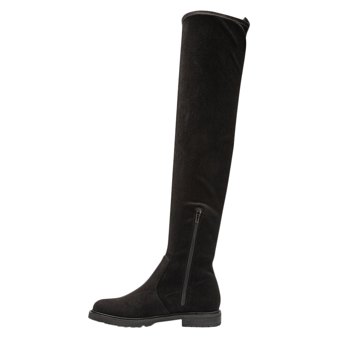 Bottes Cuir Par M.Belarbi Doremiz Noir/Suede main product photo
