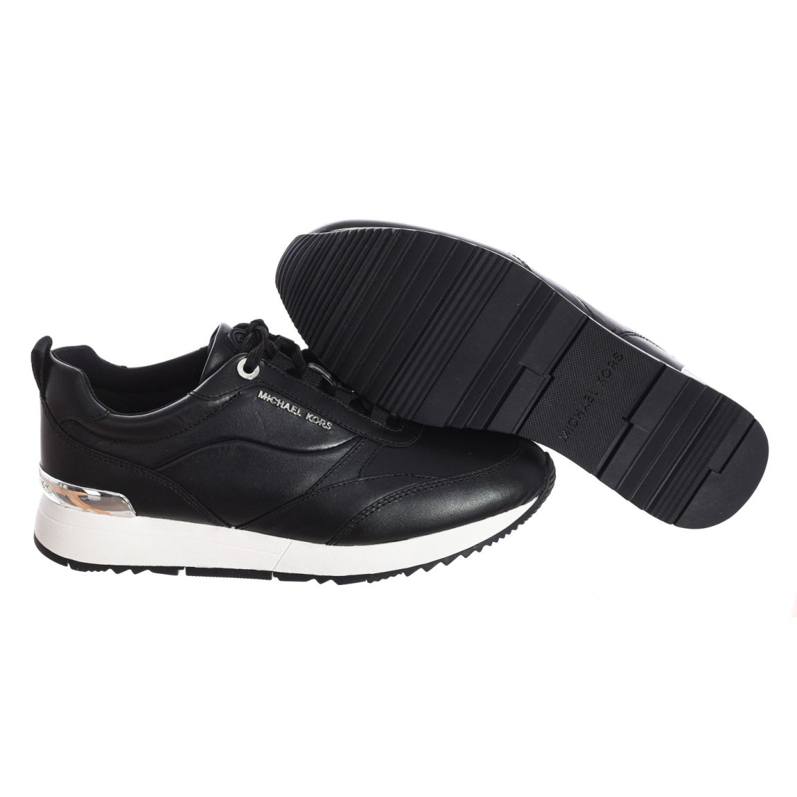 Kors Allie Basket Michael Kors Femme Noir Michael Kors Baskets