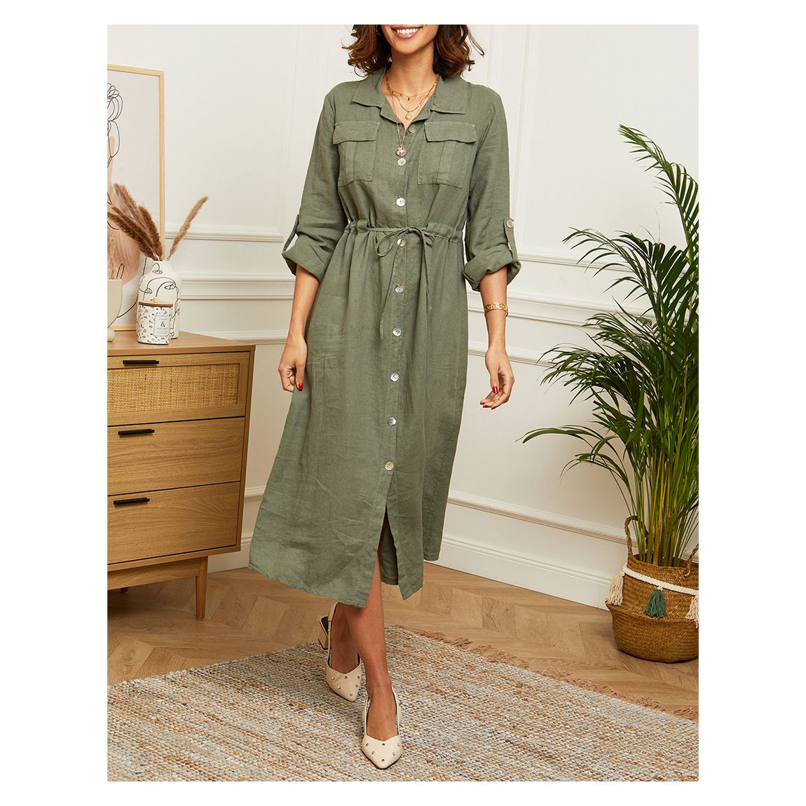 Le monde du lin robe clearance