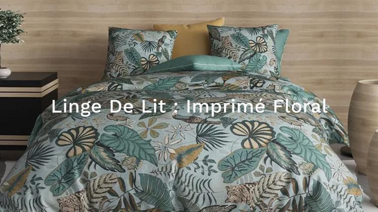 Linge De Lit : Imprimée Florale