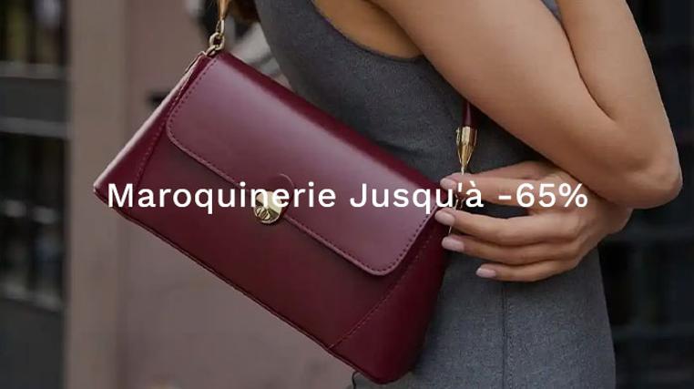 Maroquinerie Jusqu'à -65%