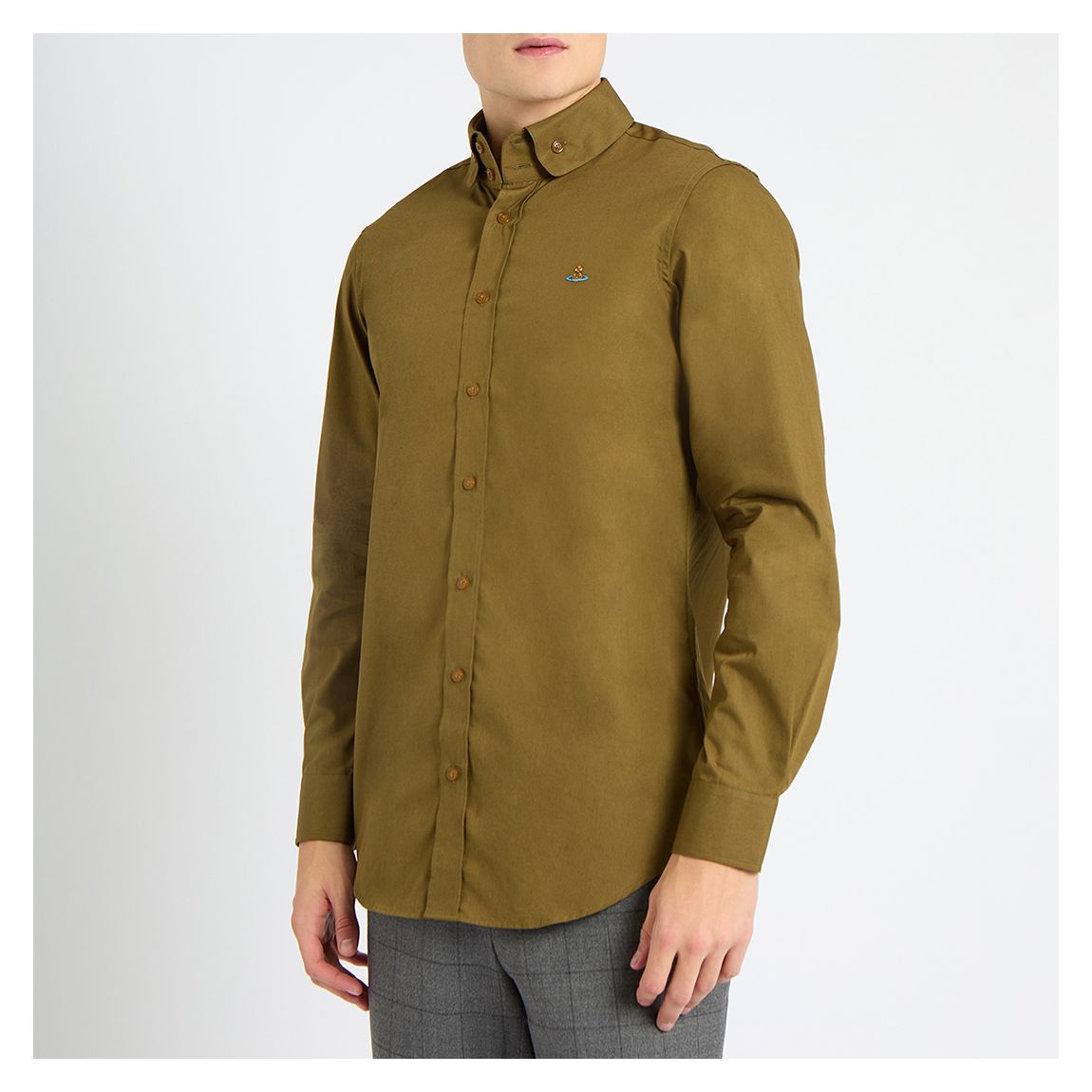 Chemise En Coton Kaki Krall main product photo