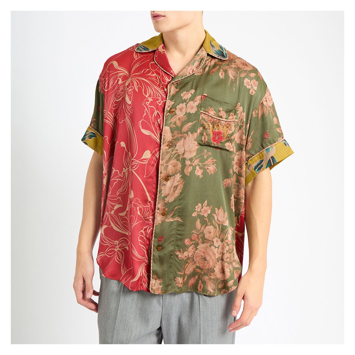 Chemise Hawaïenne Multi-Carrée main product photo