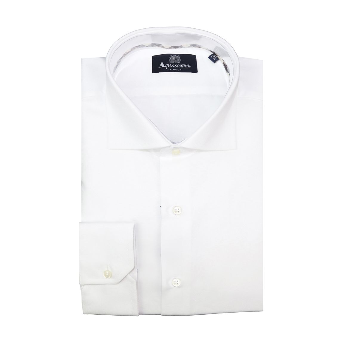 Chemise Blanche En Coton À Manches Longues Et Poignets Boutonnés main product photo