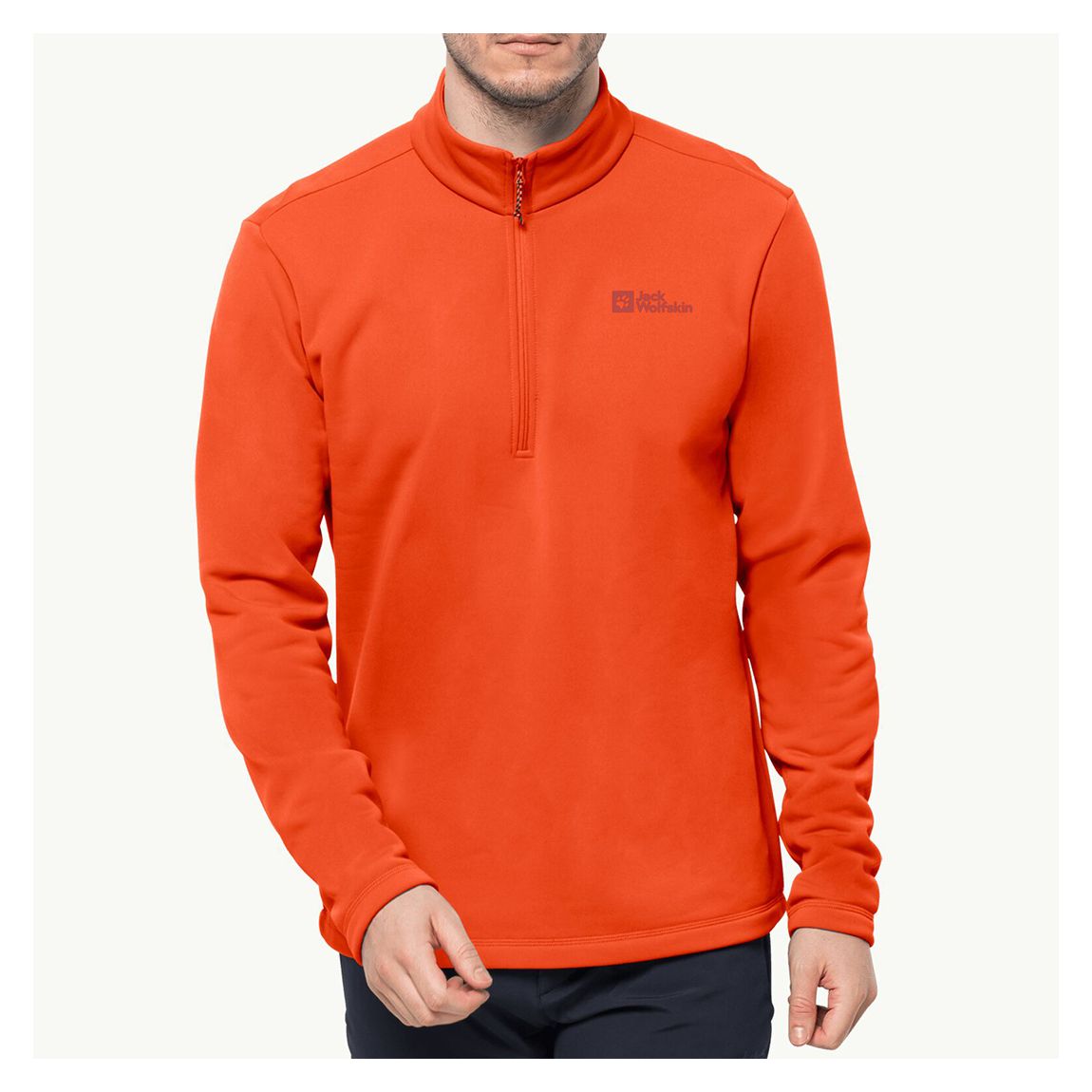 Polaire Orange Baiselberg 1/4 Zip main product photo