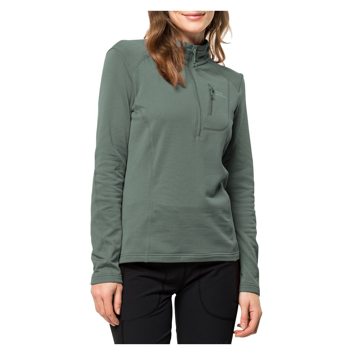 Polaire Kolbenberg kaki 1/4 Zip main product photo
