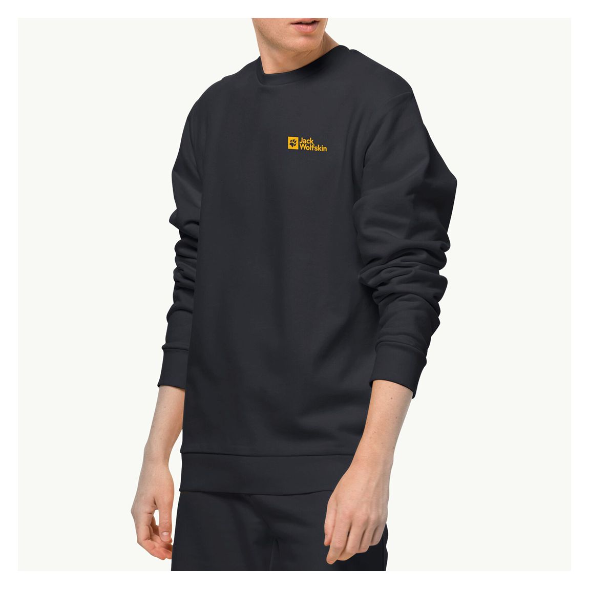 sweat en coton noir main product photo