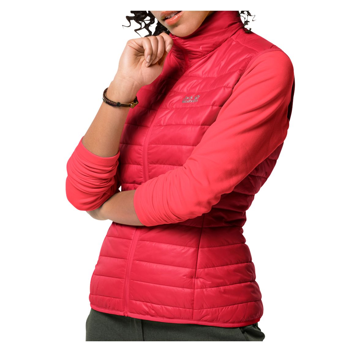 Gilet matelassé JWP rose main product photo