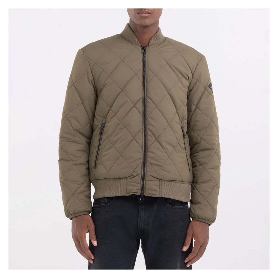 Veste Matelassée Kaki main product photo