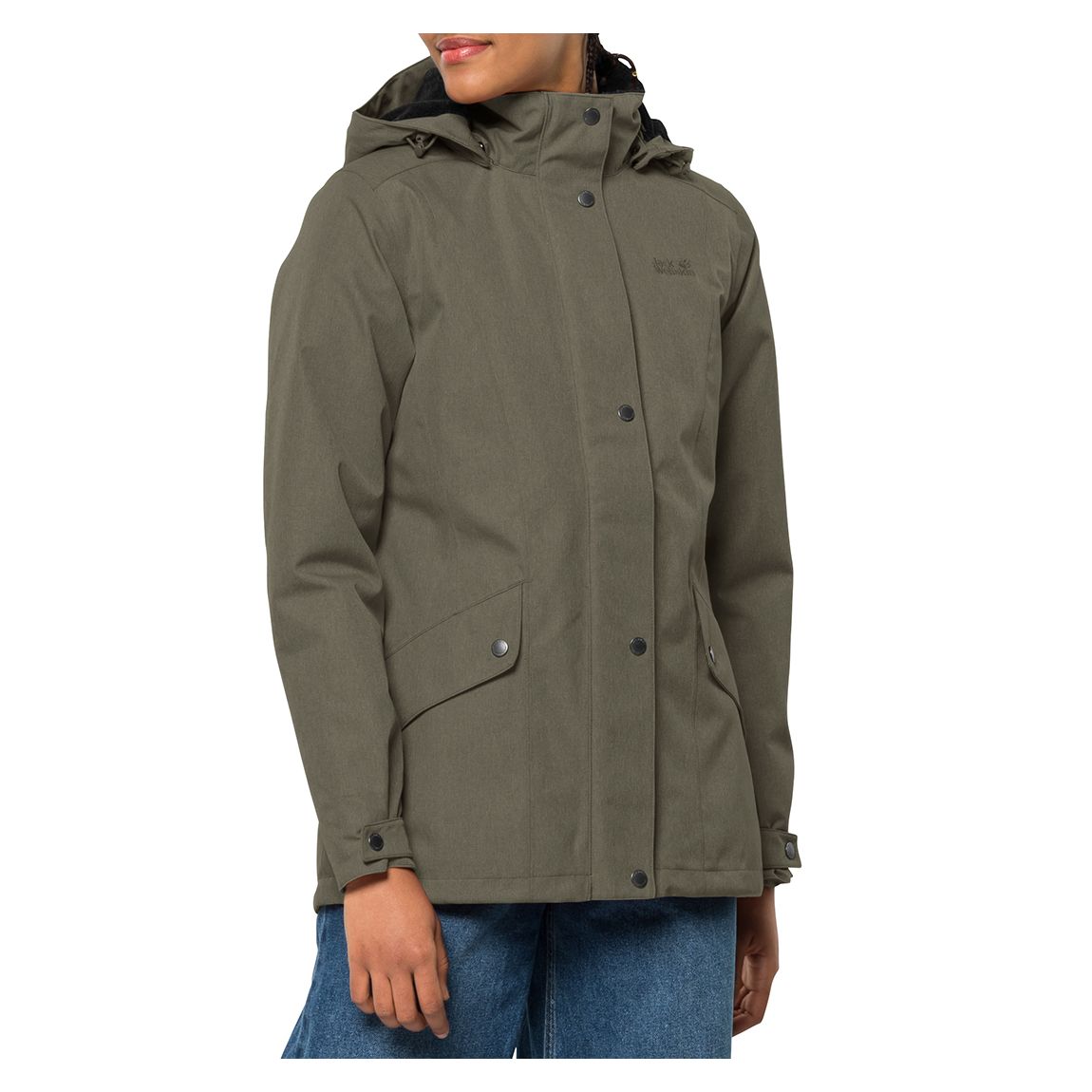 Veste d'hiver imperméable Olive Park Avenue main product photo