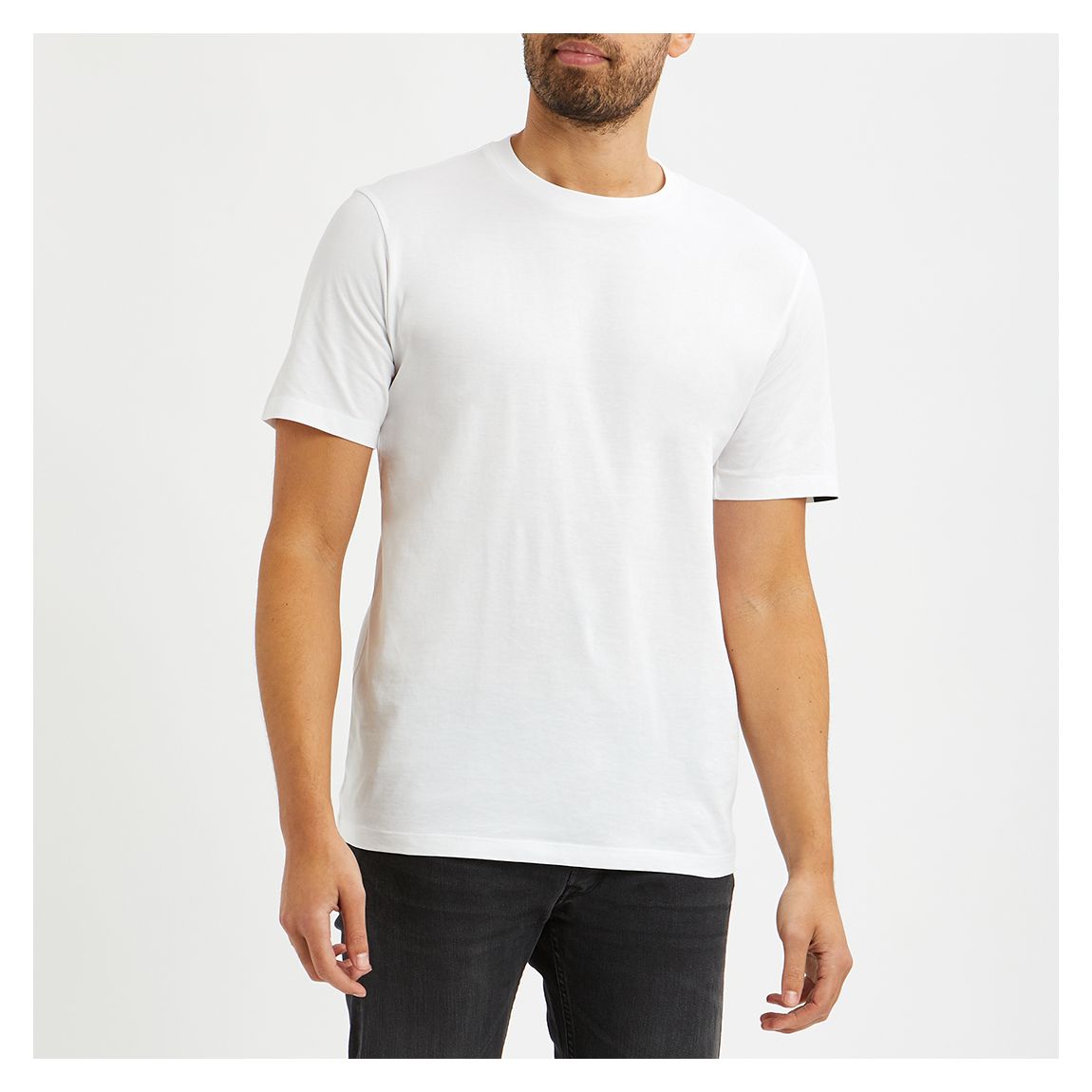 T-shirt en coton blanc main product photo