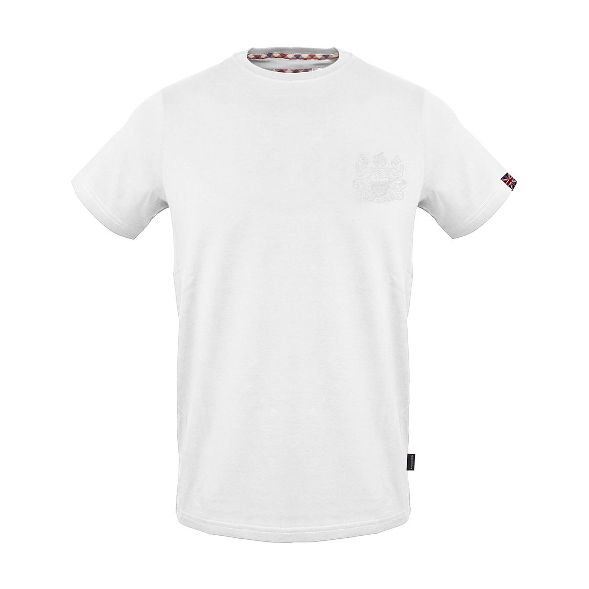 T-shirt en coton à logo tonal blanc main product photo