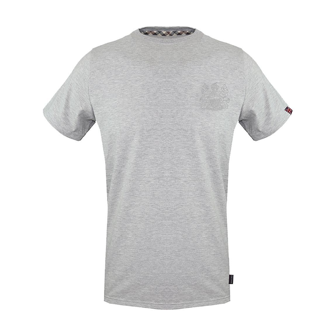T-Shirt En Coton Gris À Logo Tonal main product photo