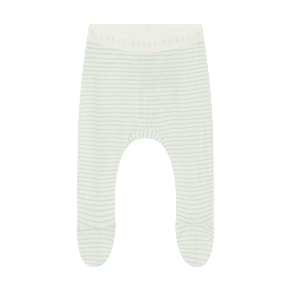 Jambières En Coton Mélangé À Rayures Menthe main product photo