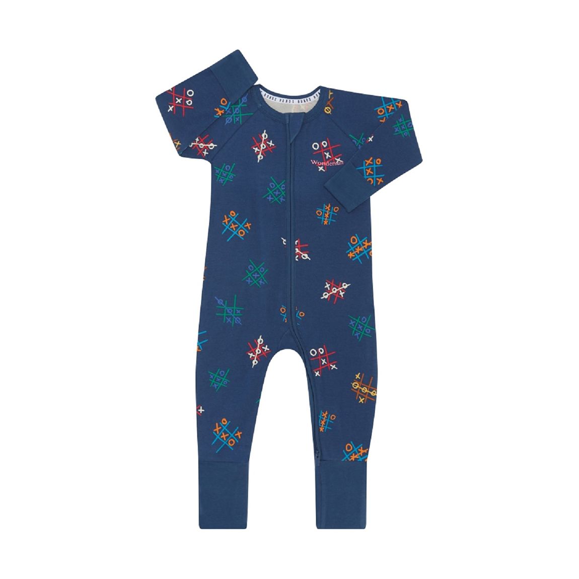 Combinaison En Coton Mélangé Avec Fermeture Éclair Noughts And Crosses Navy main product photo