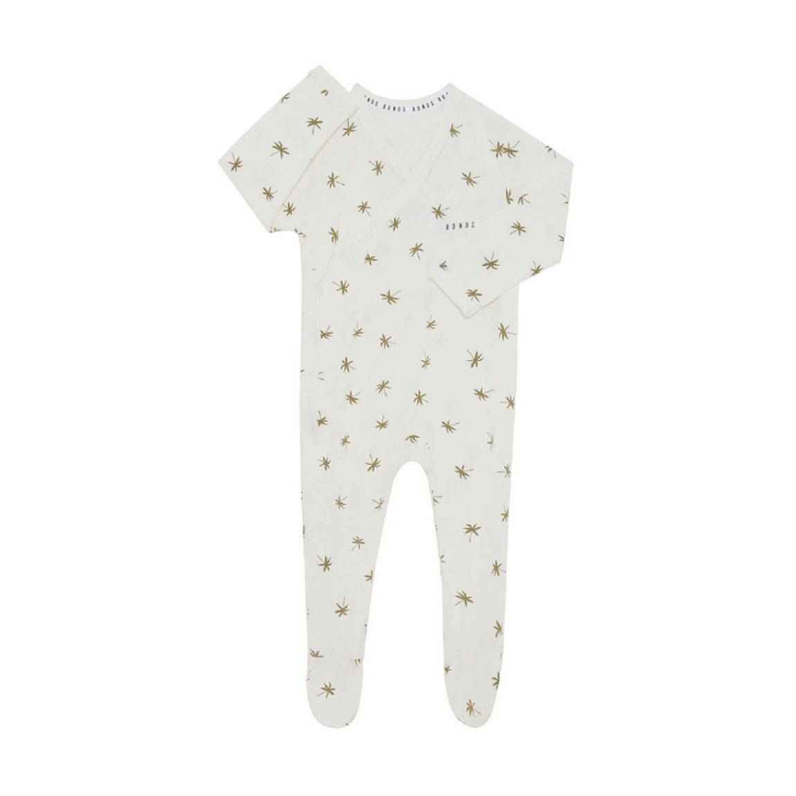 Combinaison Zippée Newbies Imprimée En Blanc main product photo