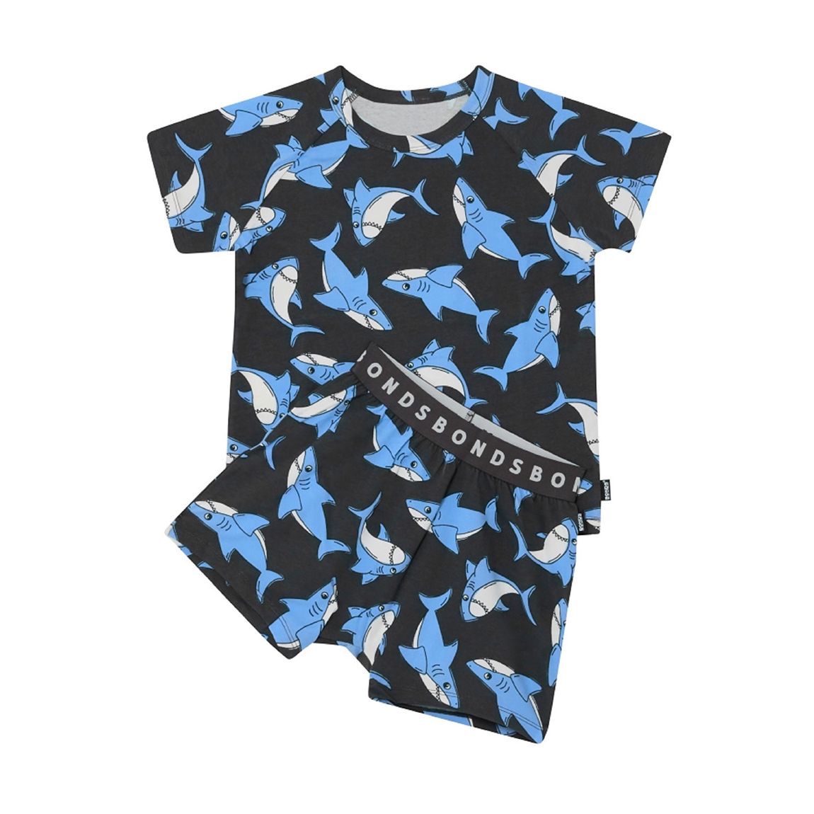 Ensemble Tee-Shirt/Court De Nuit Requin Bleu main product photo
