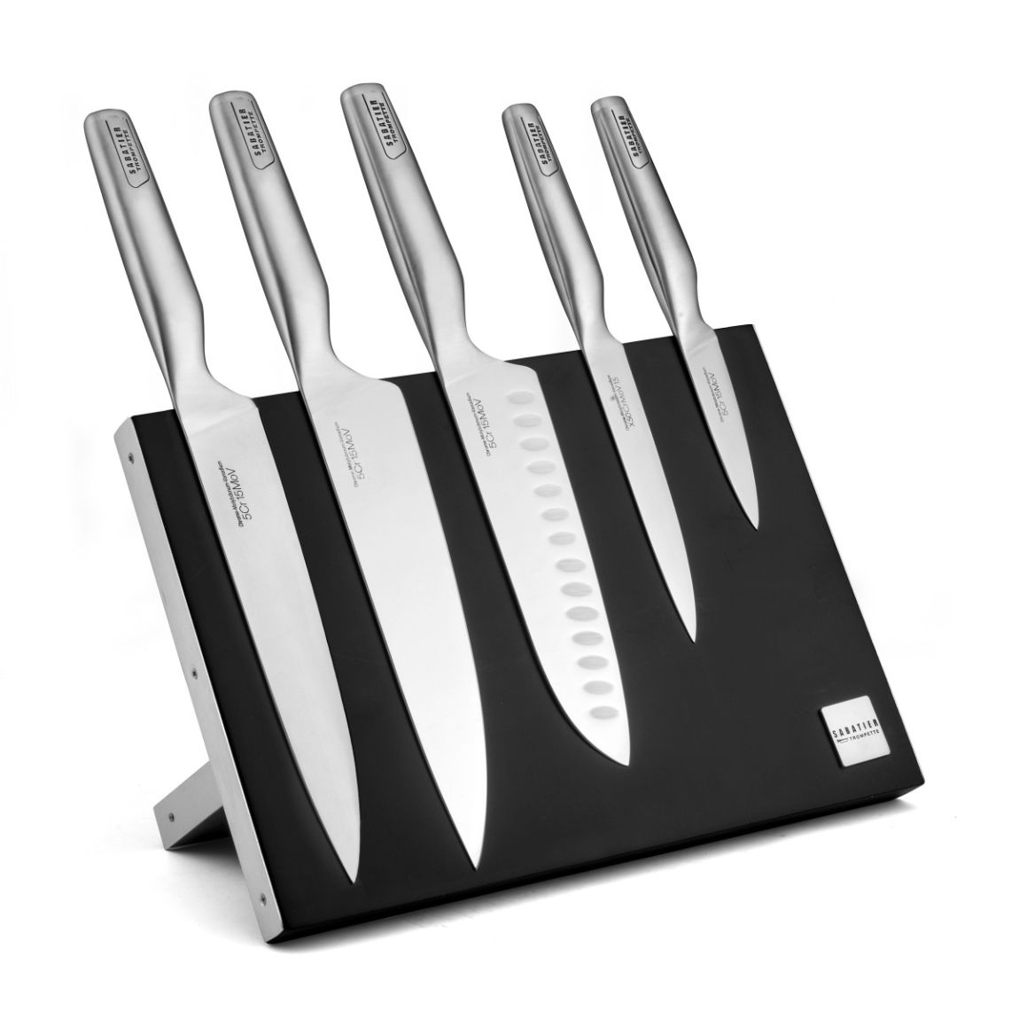Asean - Bloc magnétique 5 couteaux de cuisine main product photo