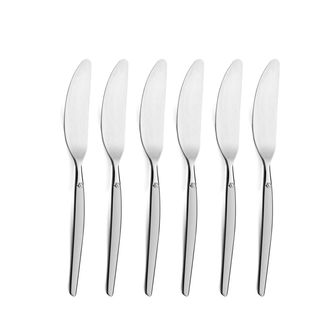 Jet Satin - Set 6 Couteaux à beurre main product photo