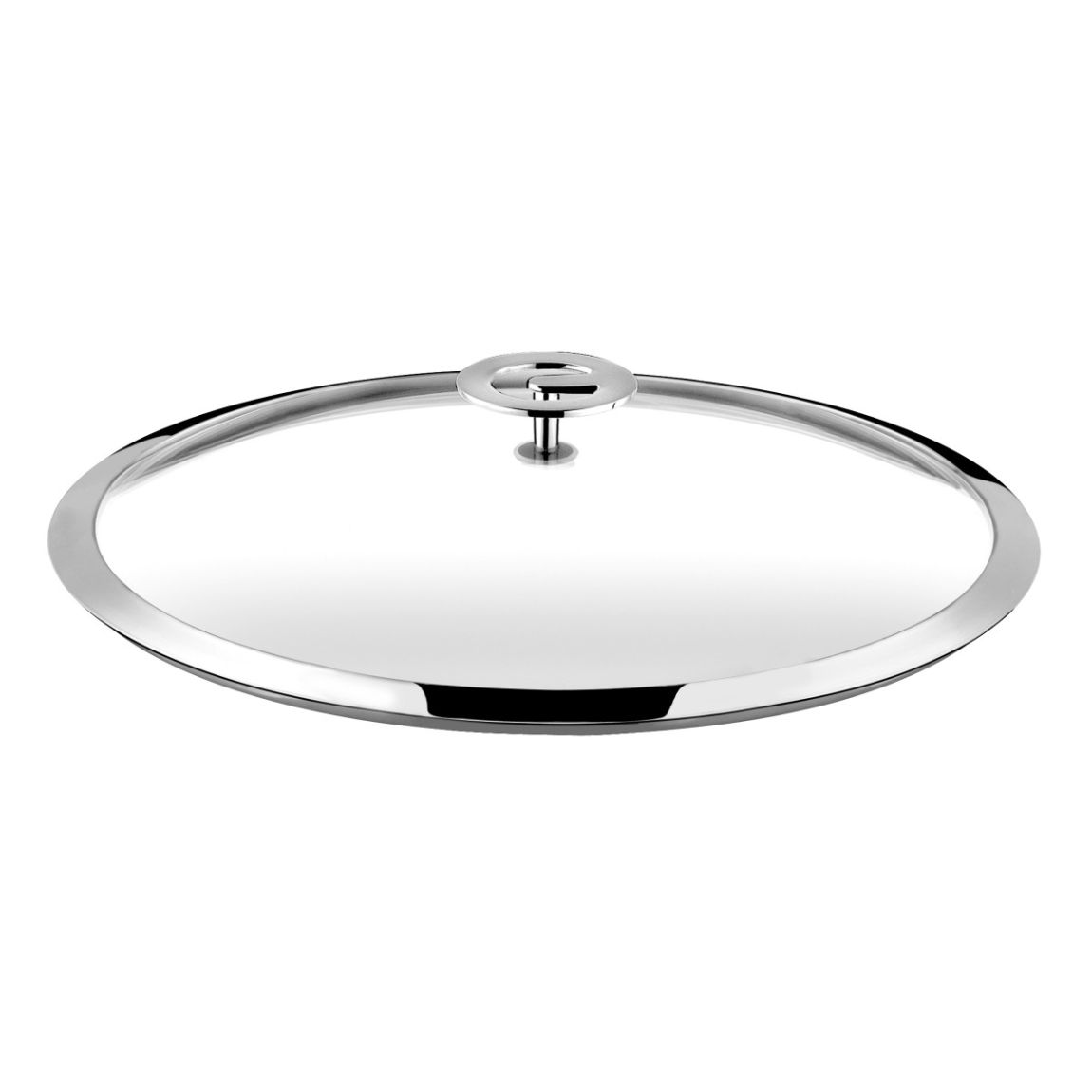 Universel - Couvercle 18cm verre trempé et inox main product photo