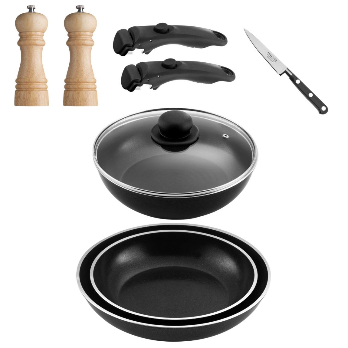 Arom - Batterie de cuisine 8 pièces main product photo