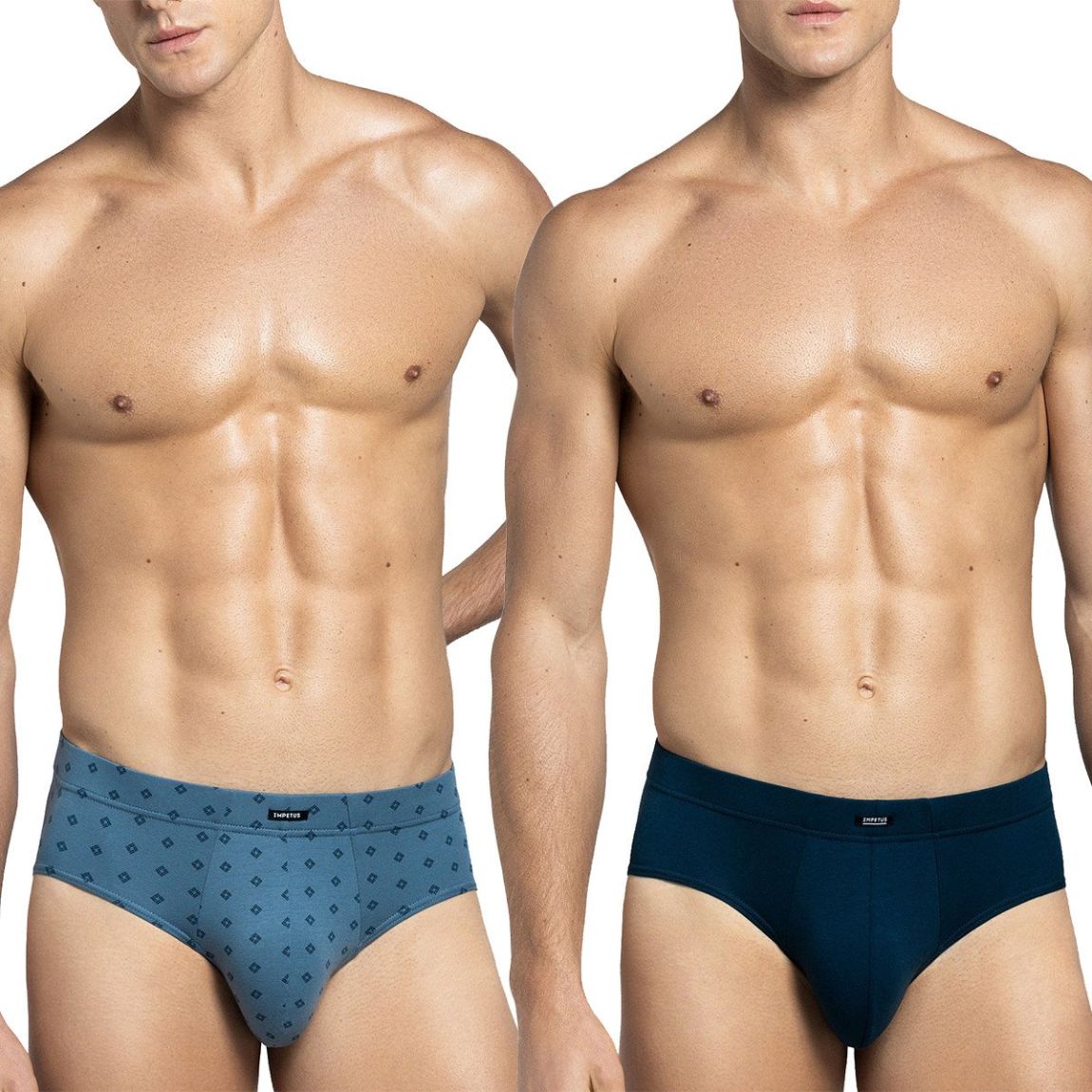Impetus - Pack de 2 slips en coton Belmond avec ceinture tubulaire main product photo