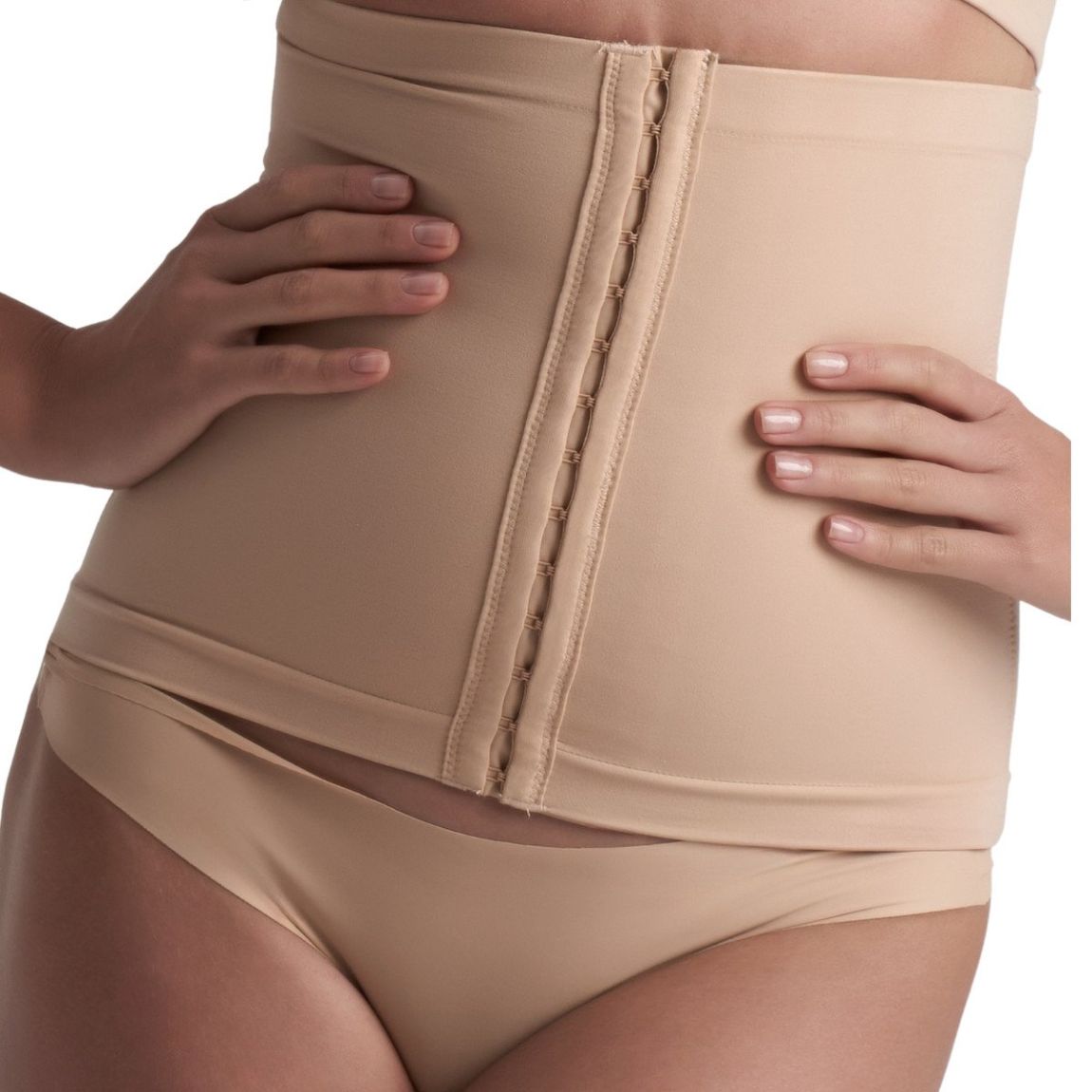 Corset Gainant Ajustable Par Crochets Touch Waist Shaper Beige main product photo