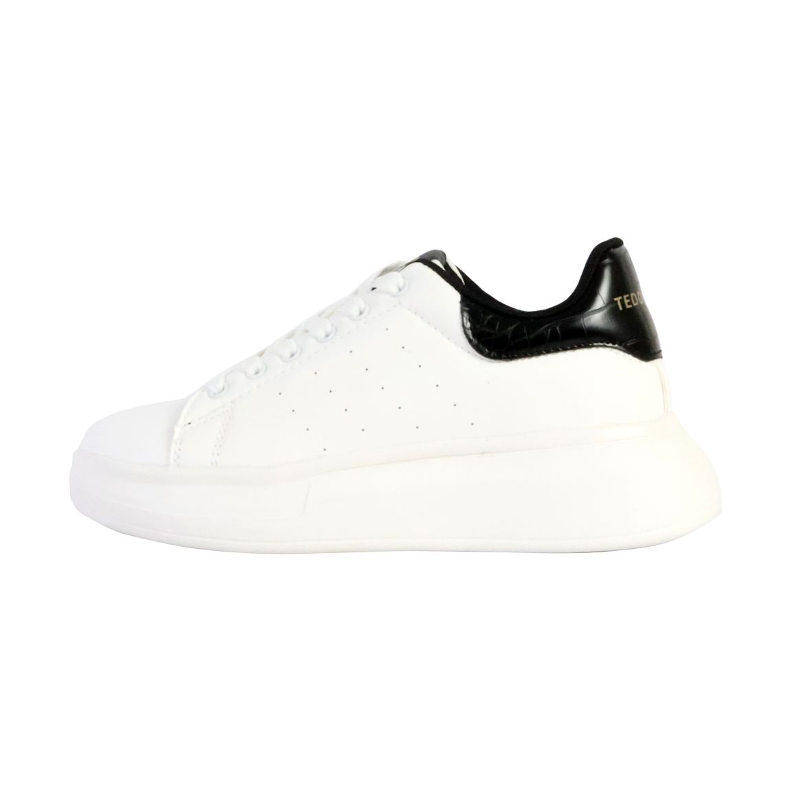 Basket à Lacets Teddy Smith Noir-Blanc main product photo