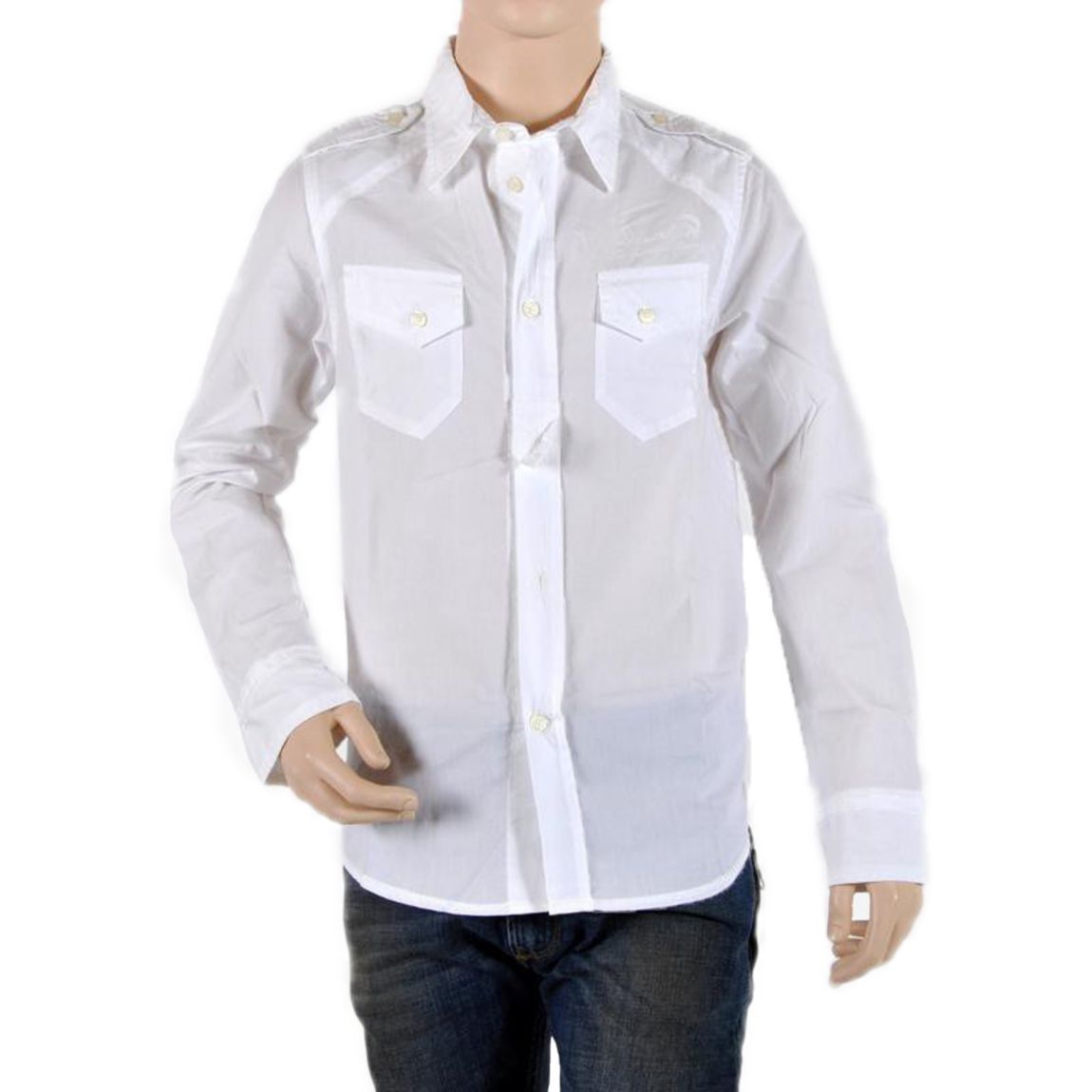 Chemise Enfant Cabasyk Prom K100 Blanc main product photo