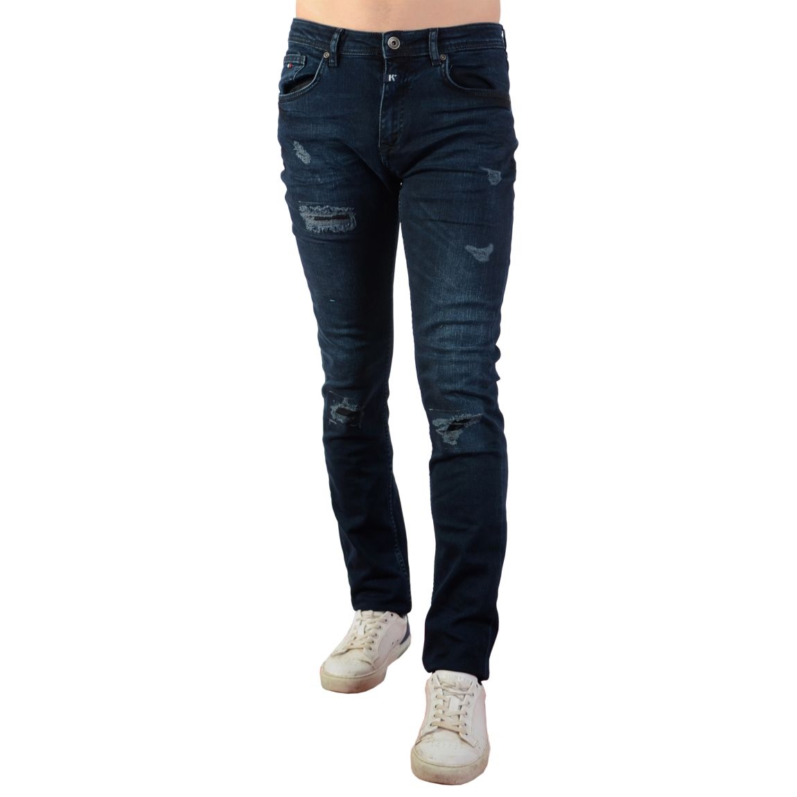 Jeans Enfant Xilo Bleu/Noir main product photo