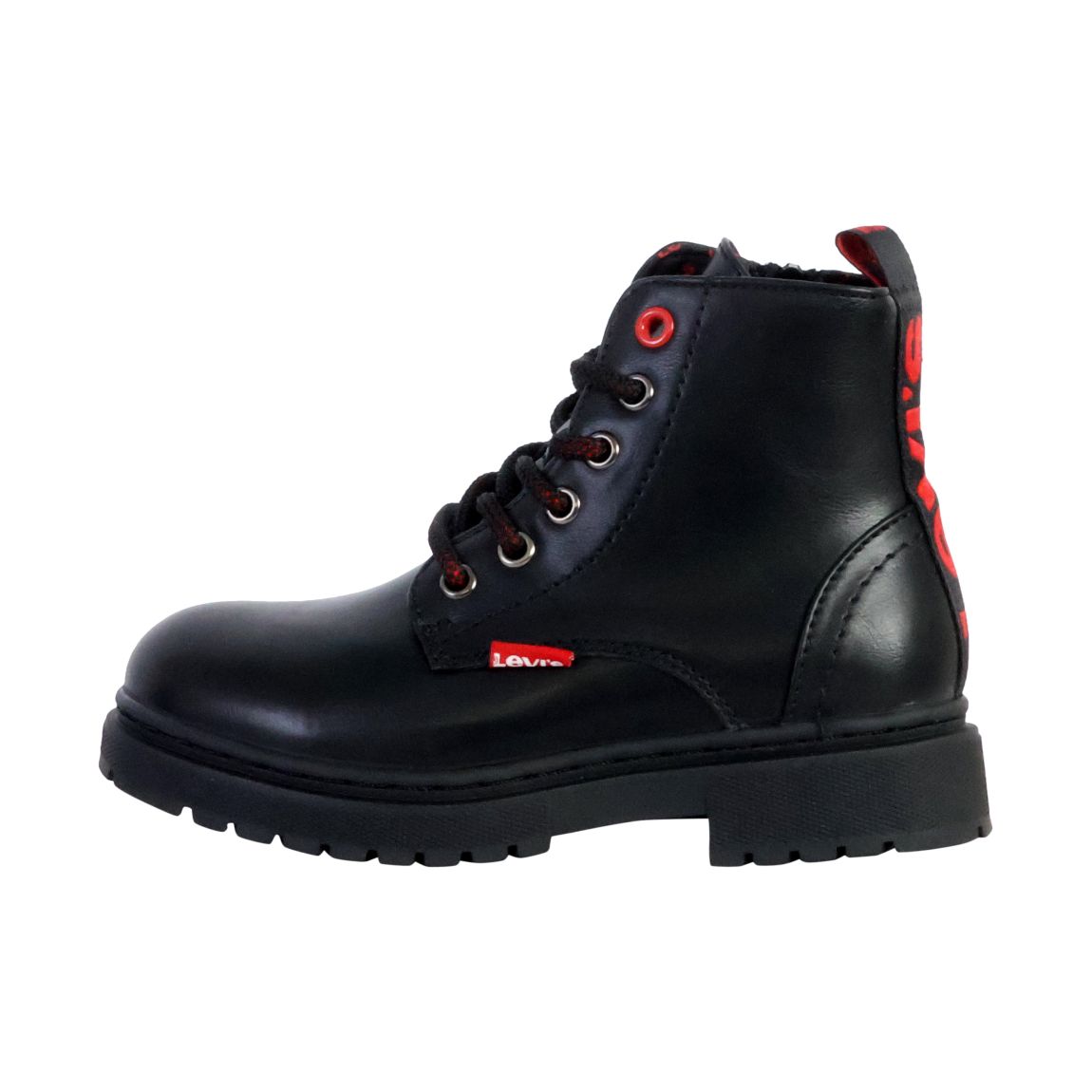 Bottines Junior à Lacets Catherine Noir main product photo