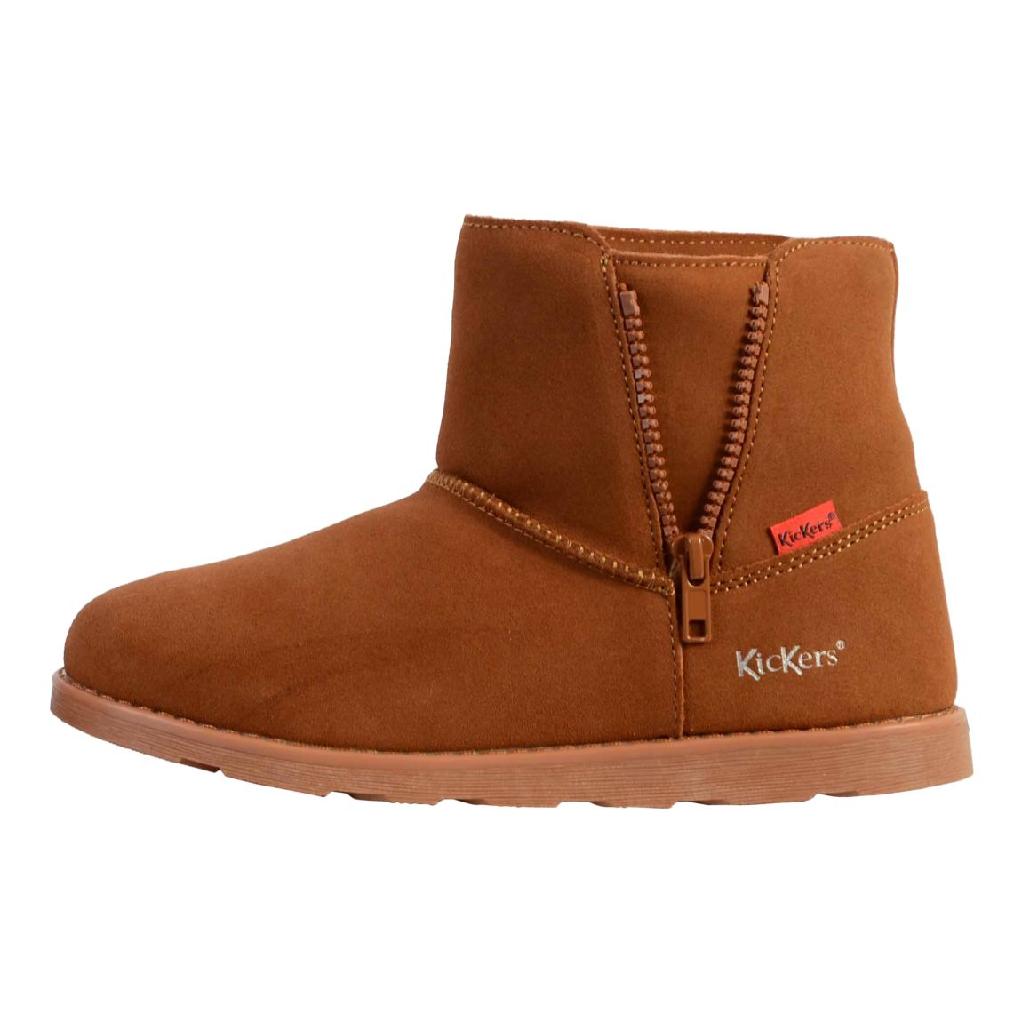 Bottine Cuir Enfant Aldiza Marron main product photo