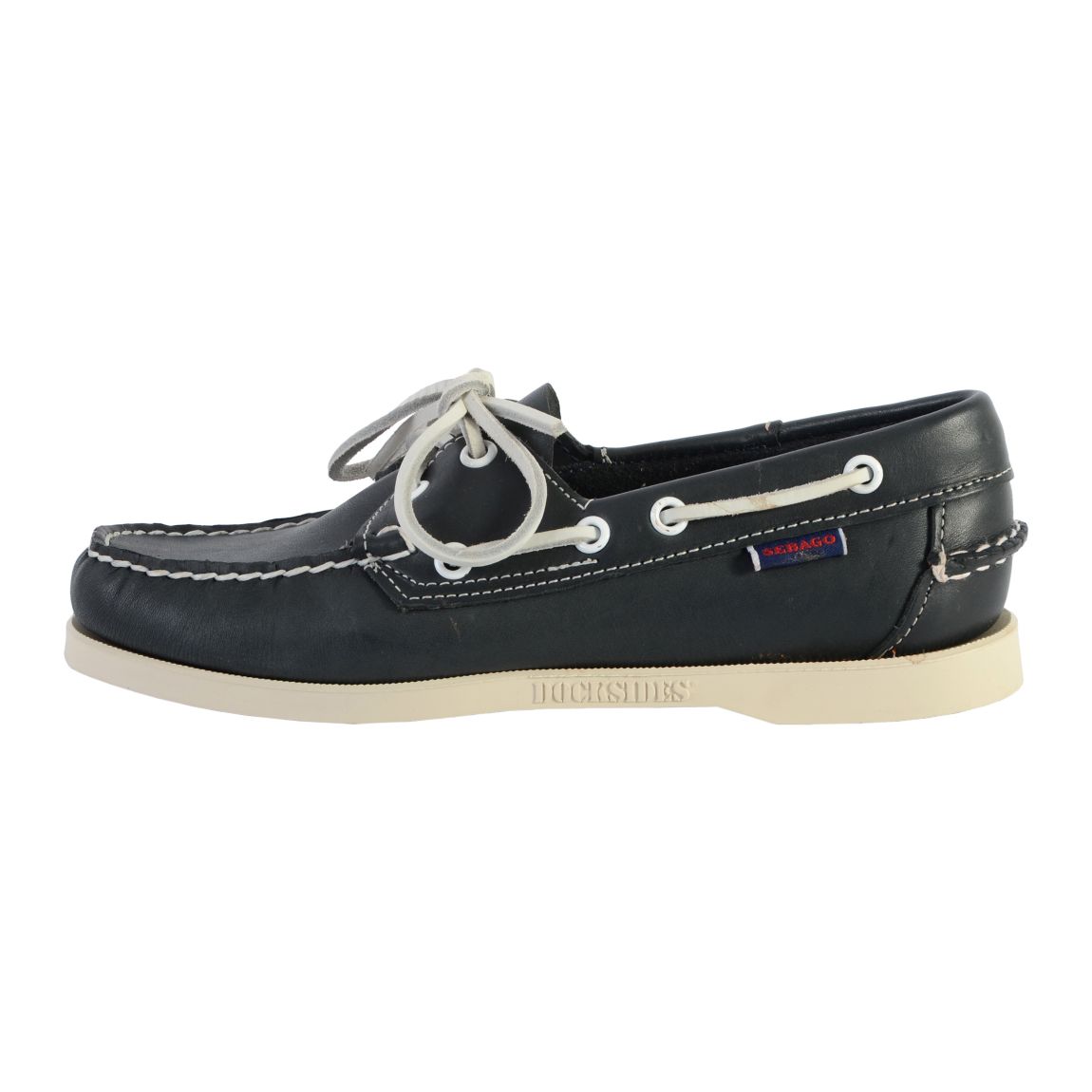 Docksides Cuir Sebago Portland Bleu Marine main product photo