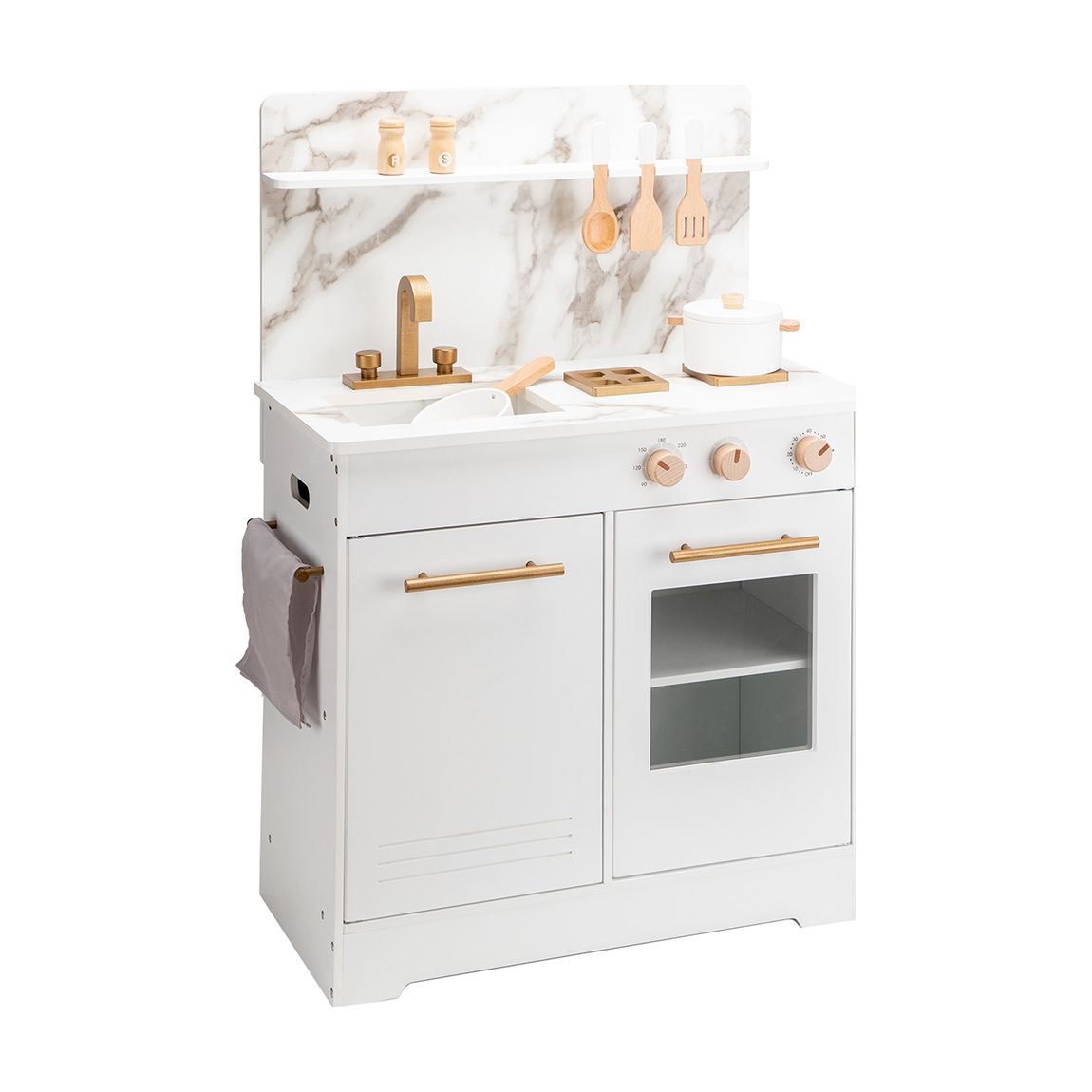 Kitchenette - Blanche Avec Impression De Marbre main product photo