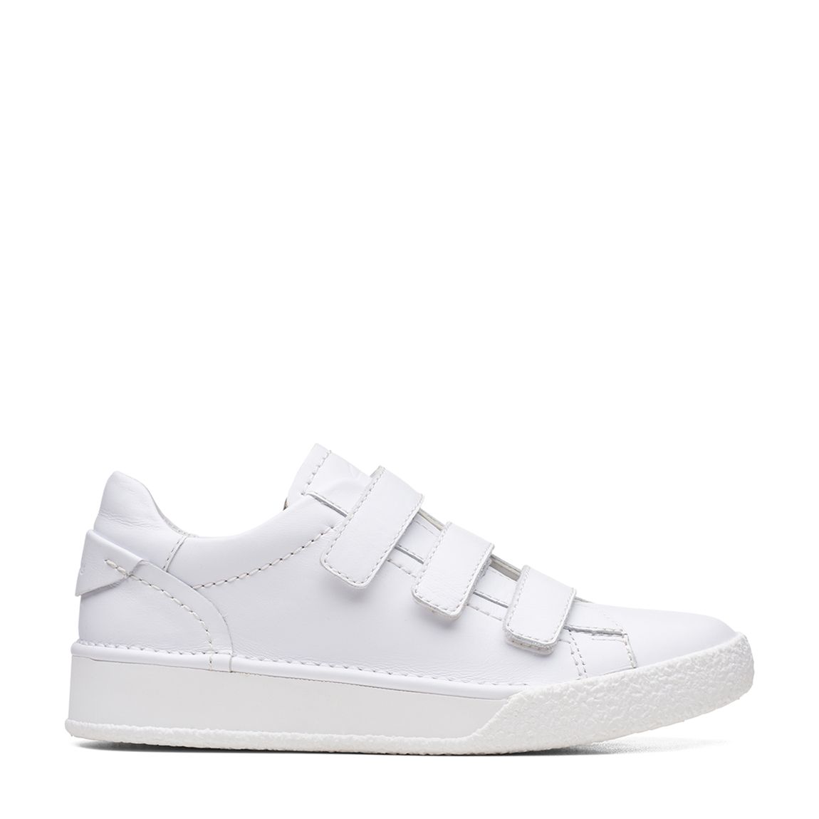 Baskets CraftCup en cuir blanc main product photo
