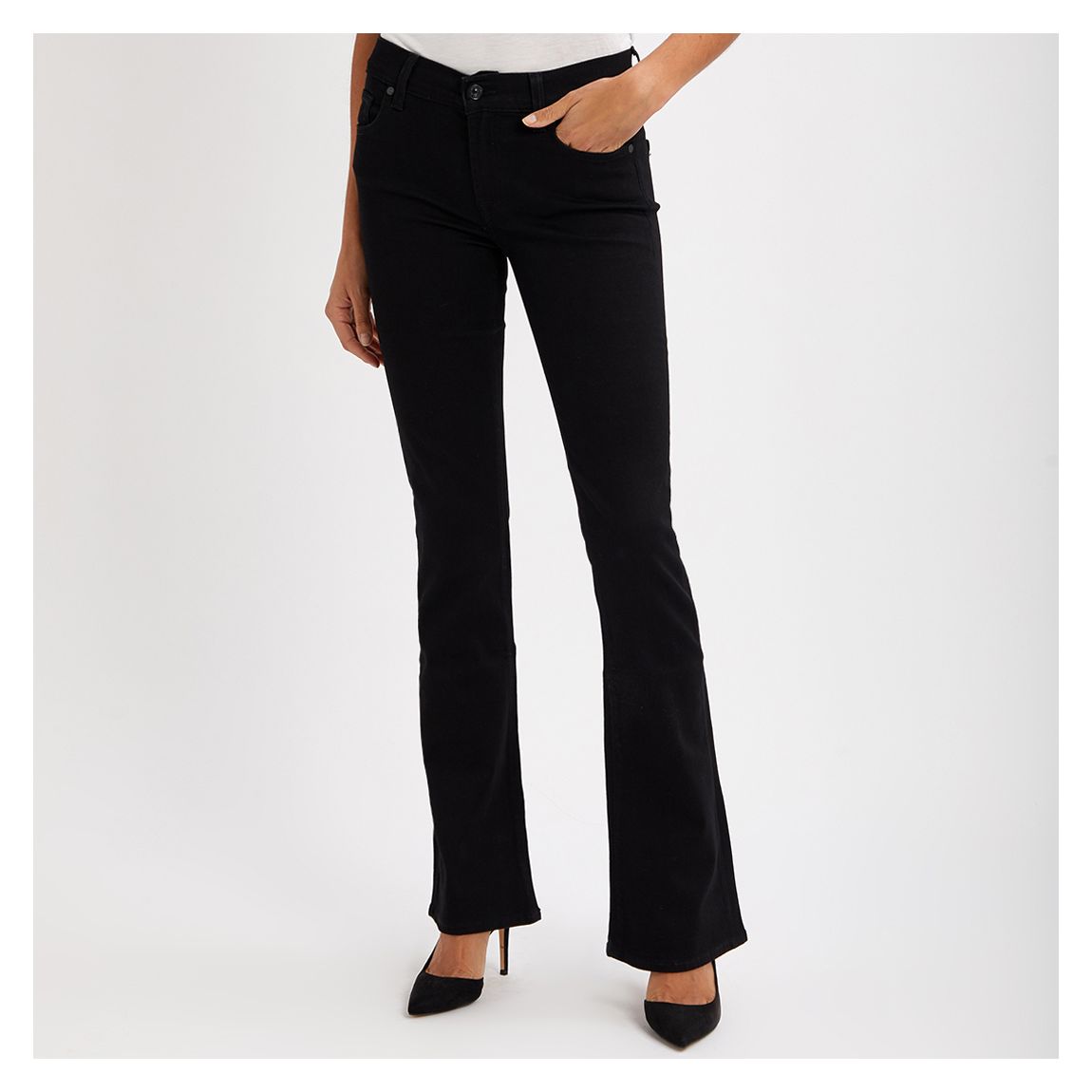 Jean Stretch Bootcut Noir main product photo