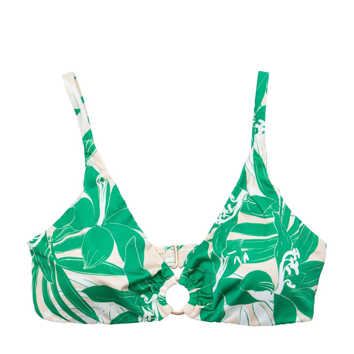 Green Floreale C-D Triangle Top main product photo