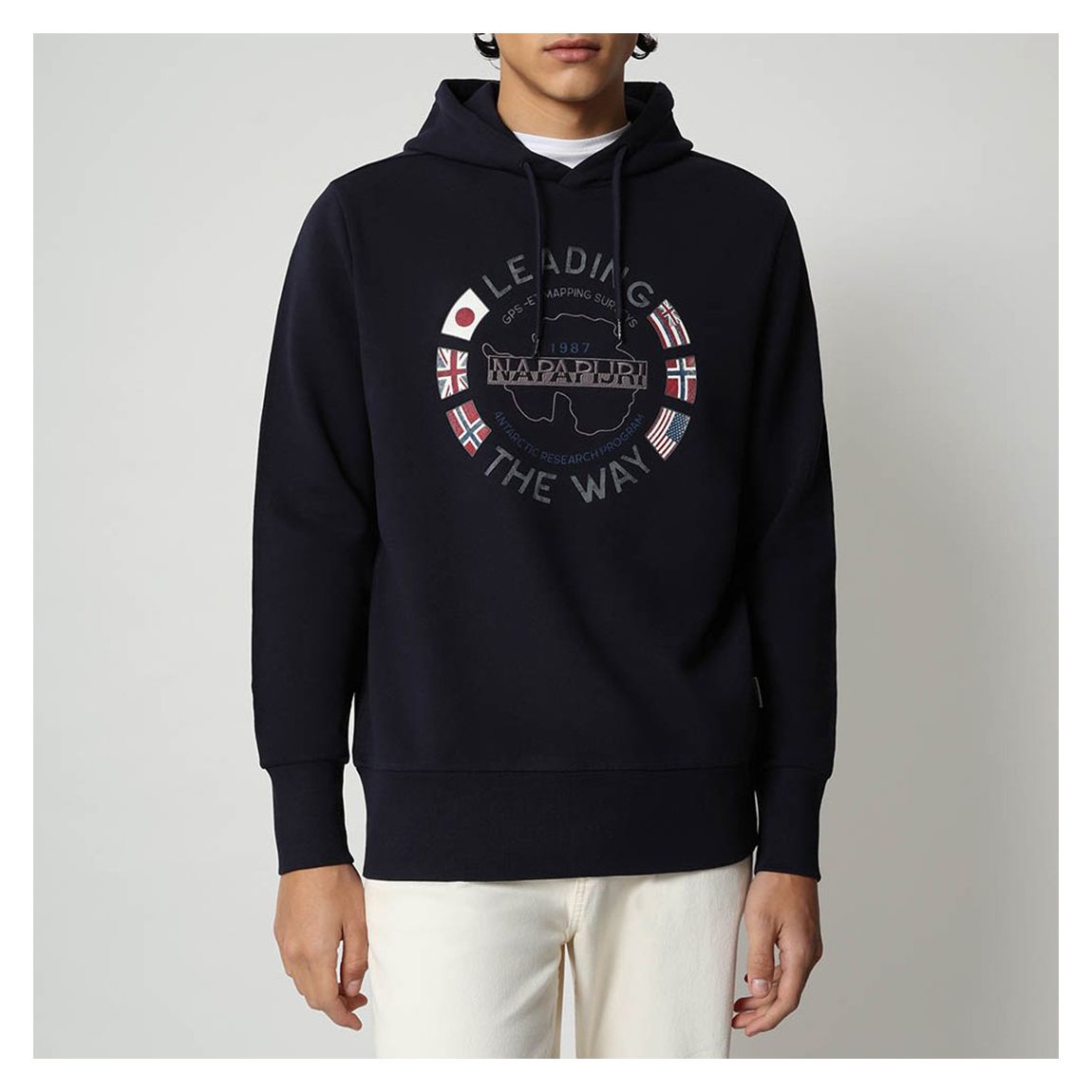 Sweat À Capuche En Coton Balya Marine main product photo