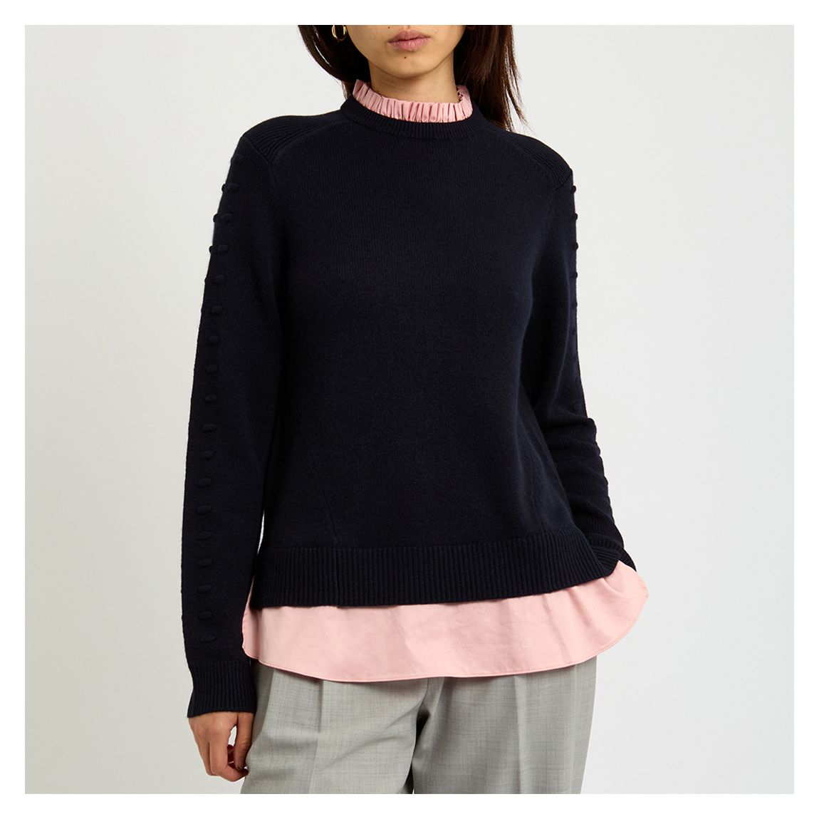 Pull En Maille Lissiah Marine main product photo