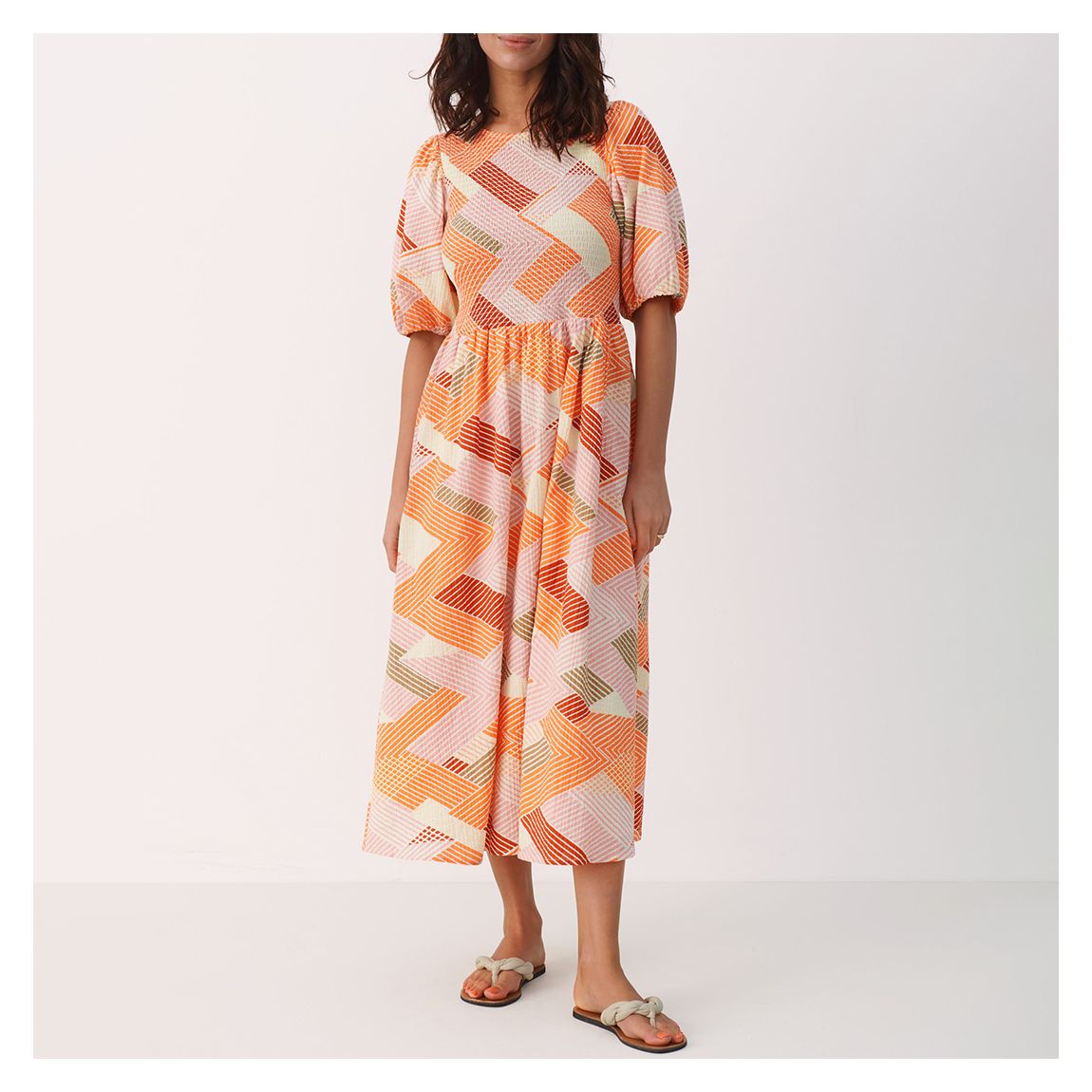Robe En Coton Boanna Orange main product photo