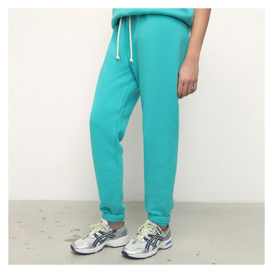 Pantalon Zutabay En Coton Bleu main product photo