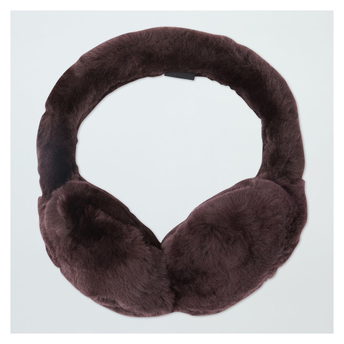 Cache-Oreilles En Fourrure De Shearling Marron main product photo