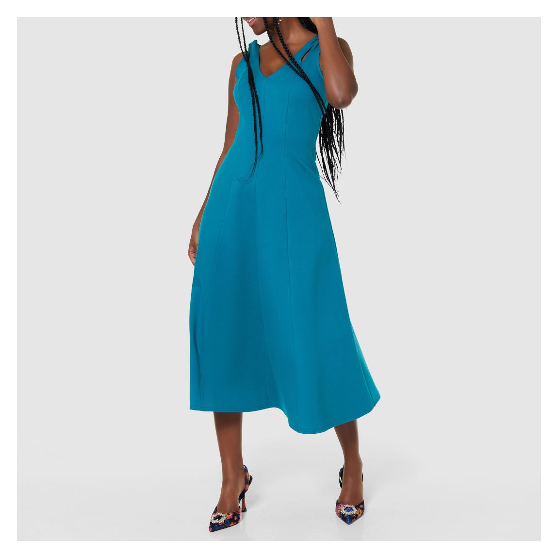 Robe A-Line Sarcelle main product photo