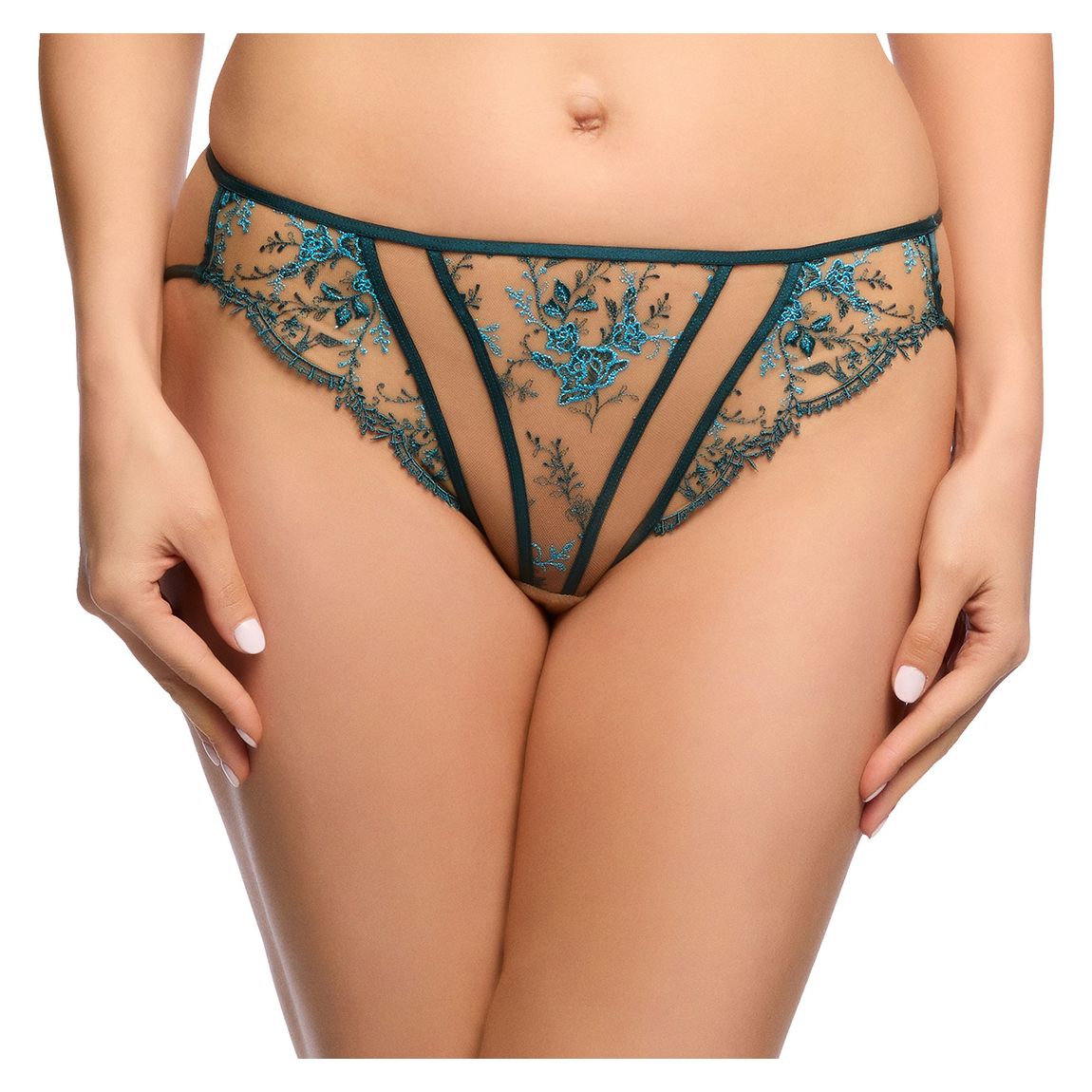 Slip De Bikini Femmoiselle Vert main product photo