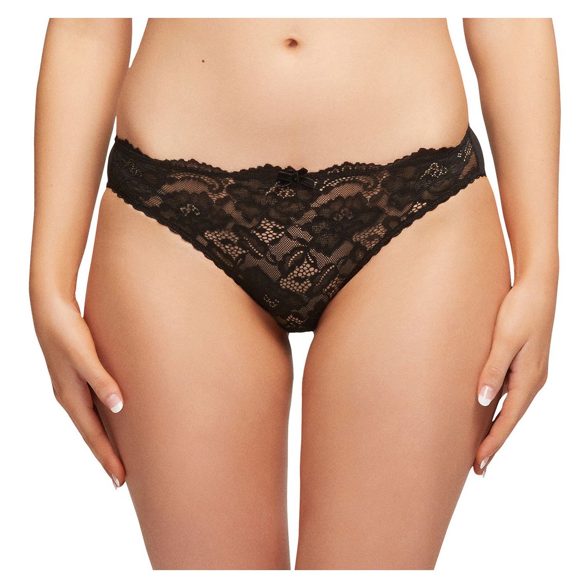 Slip De Bikini Cora Noir main product photo