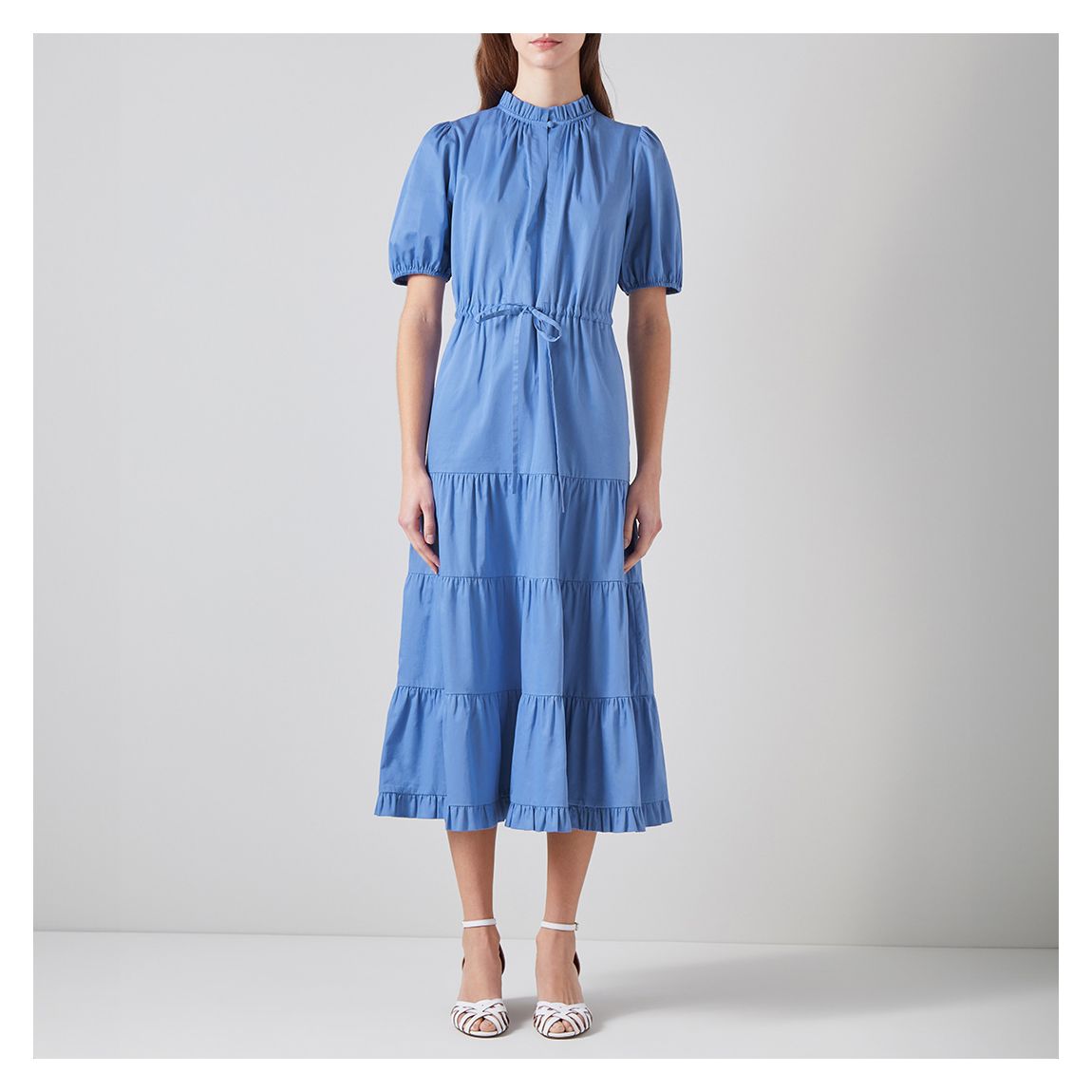 Robe Hedy En Coton Bleu main product photo
