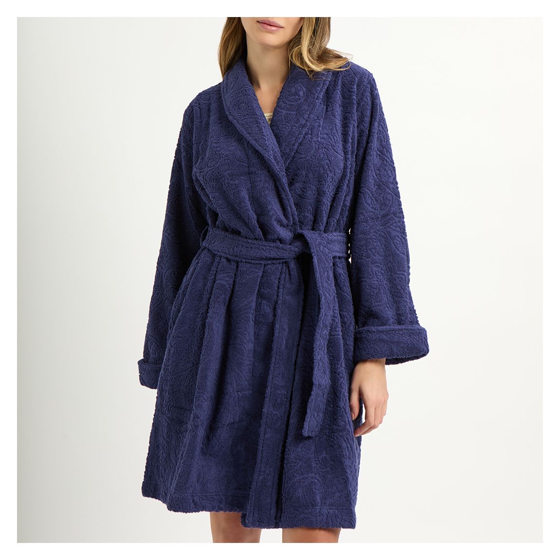 Navy Short Robe main product photo